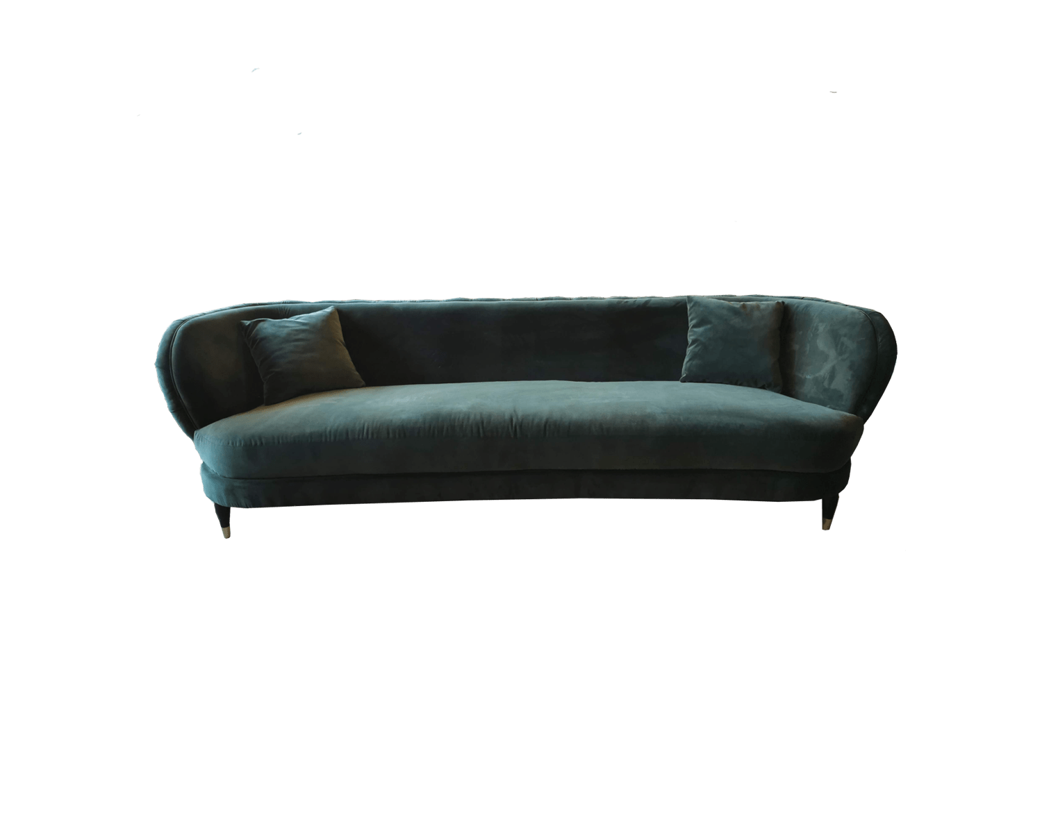 диван большой зелёный ар-деко