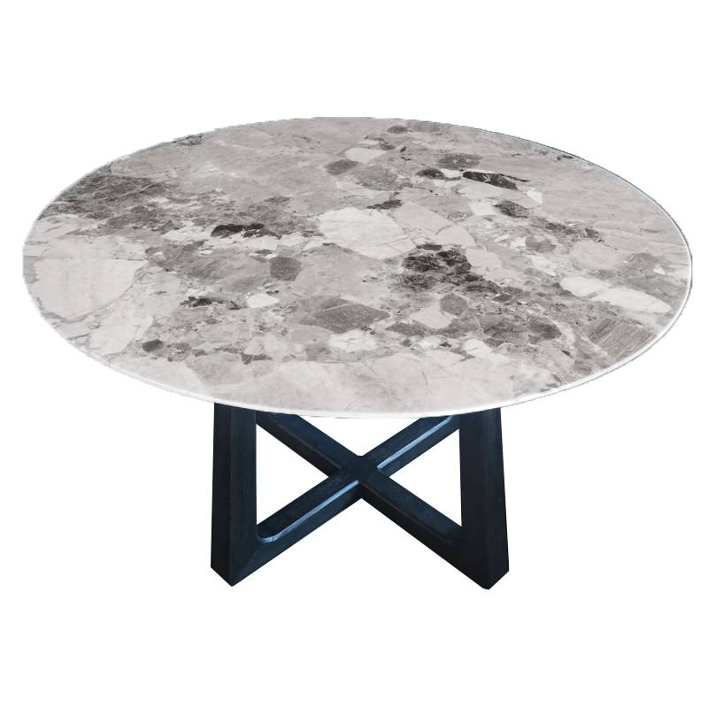 круглый мраморный стол