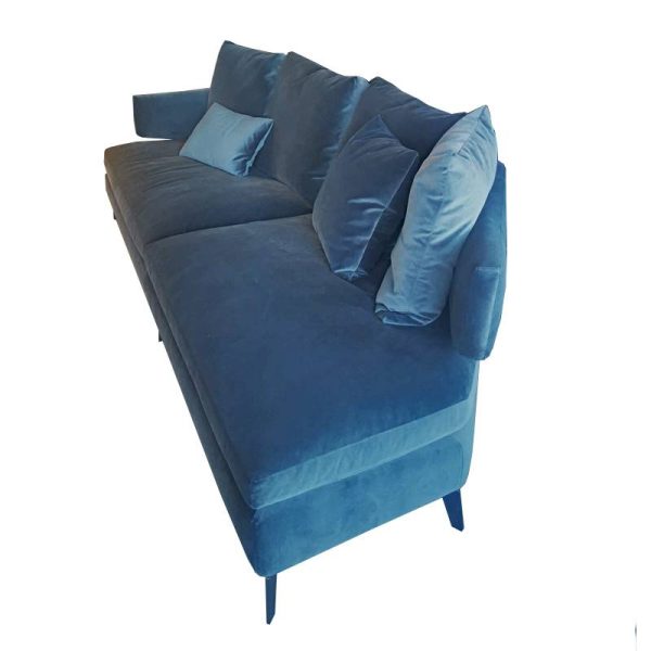 стильный серый дизайнерский диван