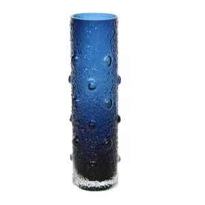ваза синяя цилиндр